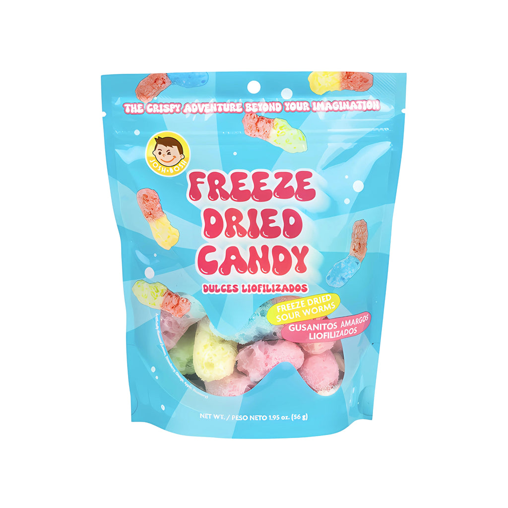 Josh Bosh Freeze Dried Candy Sour Worms (USA)