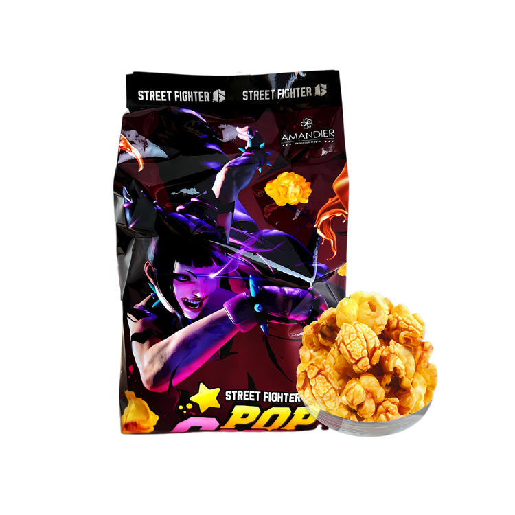 Juri Street Fighter Popcorn Caramel Flavor (Taiwan)