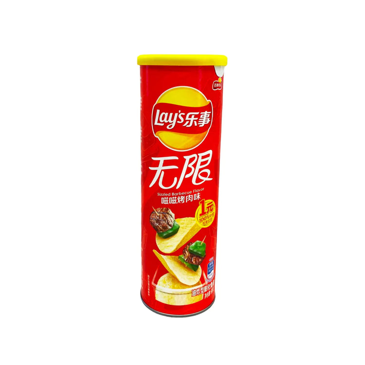 Lay's Sizzling Barbecue Can (China)