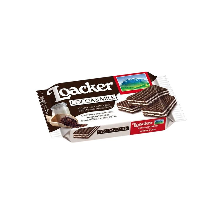 Loacker Cocoa & Milk Wafer (Germany)