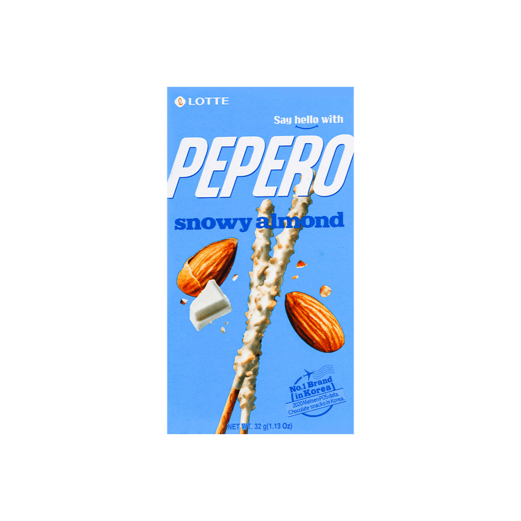 Lotte Pepero Snowy Almond (Korea)