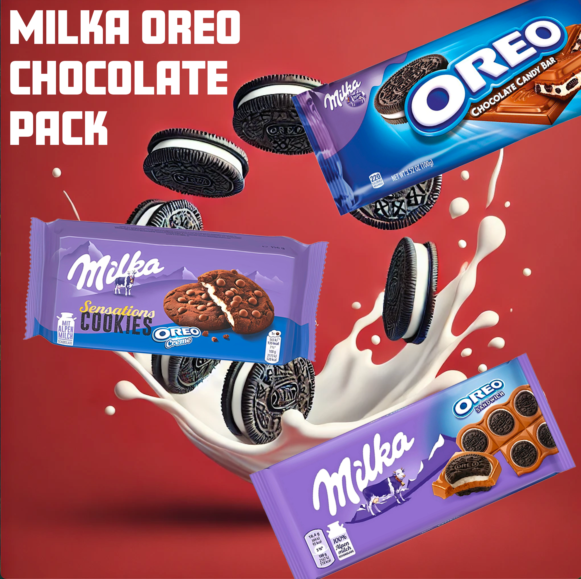 Milka Oreo Chocolate Pack – Munch Addict