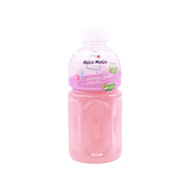 Mogu Mogu Cotton Candy Flavored Drink with Coconut Jelly (Thailand)