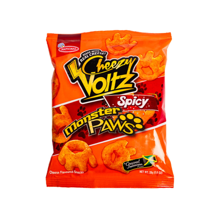 National Cheezy Voltz Spicy Monster Paws (Jamaica)