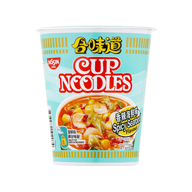 Nissin Cup Noodle Spicy Seafood Flavor (Hong Kong)