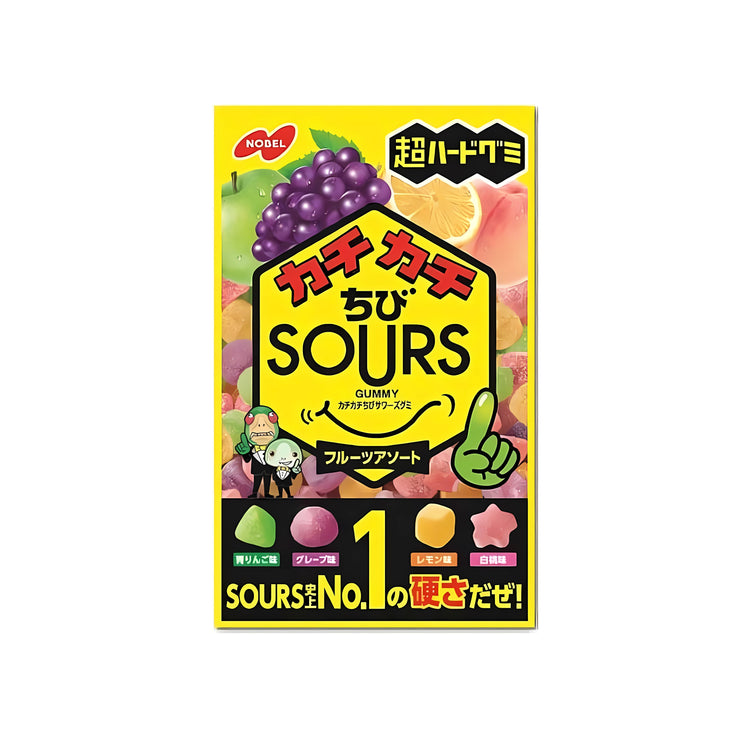 Nobel Sours Gummy Assorted Fruits (Japan)