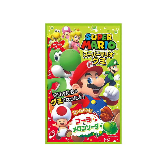 Nobel Super Mario Gummy Cola & Melon Soda (Japan)