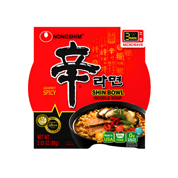 Nongshim Shin Bowl Noodle Soup (Korea)