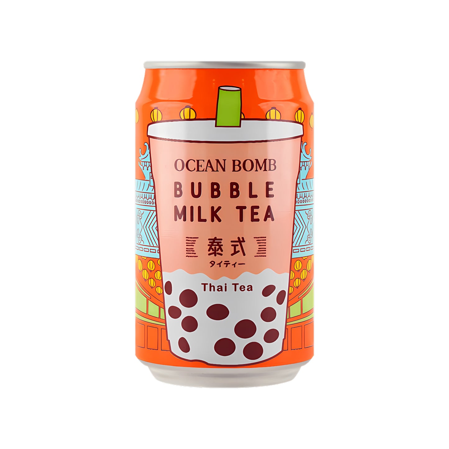 Ocean Bomb Bubble Milk Tea Thai Tea (Taiwan)