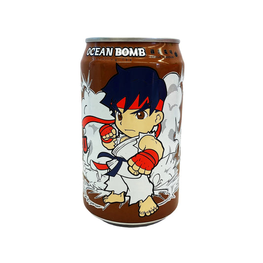 Ocean Bomb Street Fighter Apple Flavor Sparkling Tea (Taiwan)