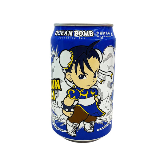 Ocean Bomb Street Fighter Peach Flavor Sparking Tea (Taiwan)