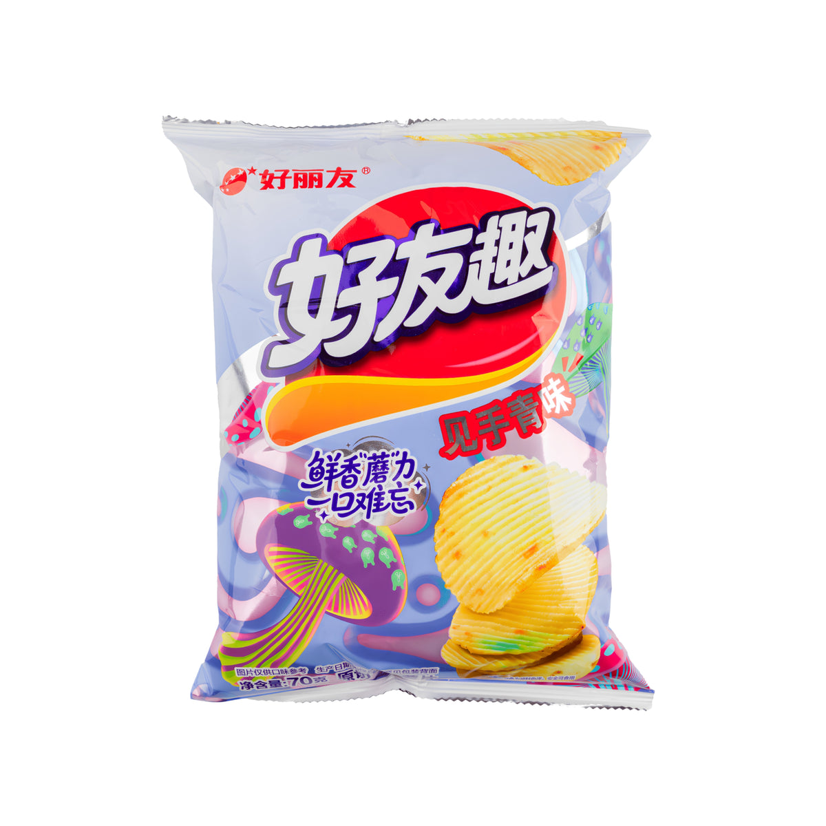 Orion Mushroom Flavored Potato Chips (China)