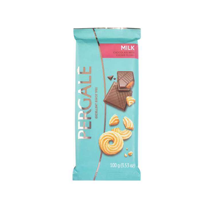 Pergale Milk Chocolate Cookies (Lithuania)