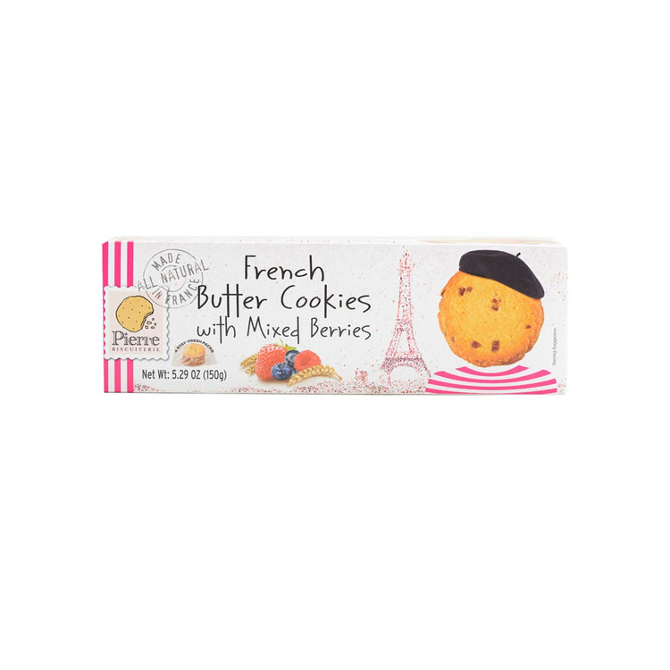 Pierre Biscuiterie Butter Cookies With Mixed Berries (France)