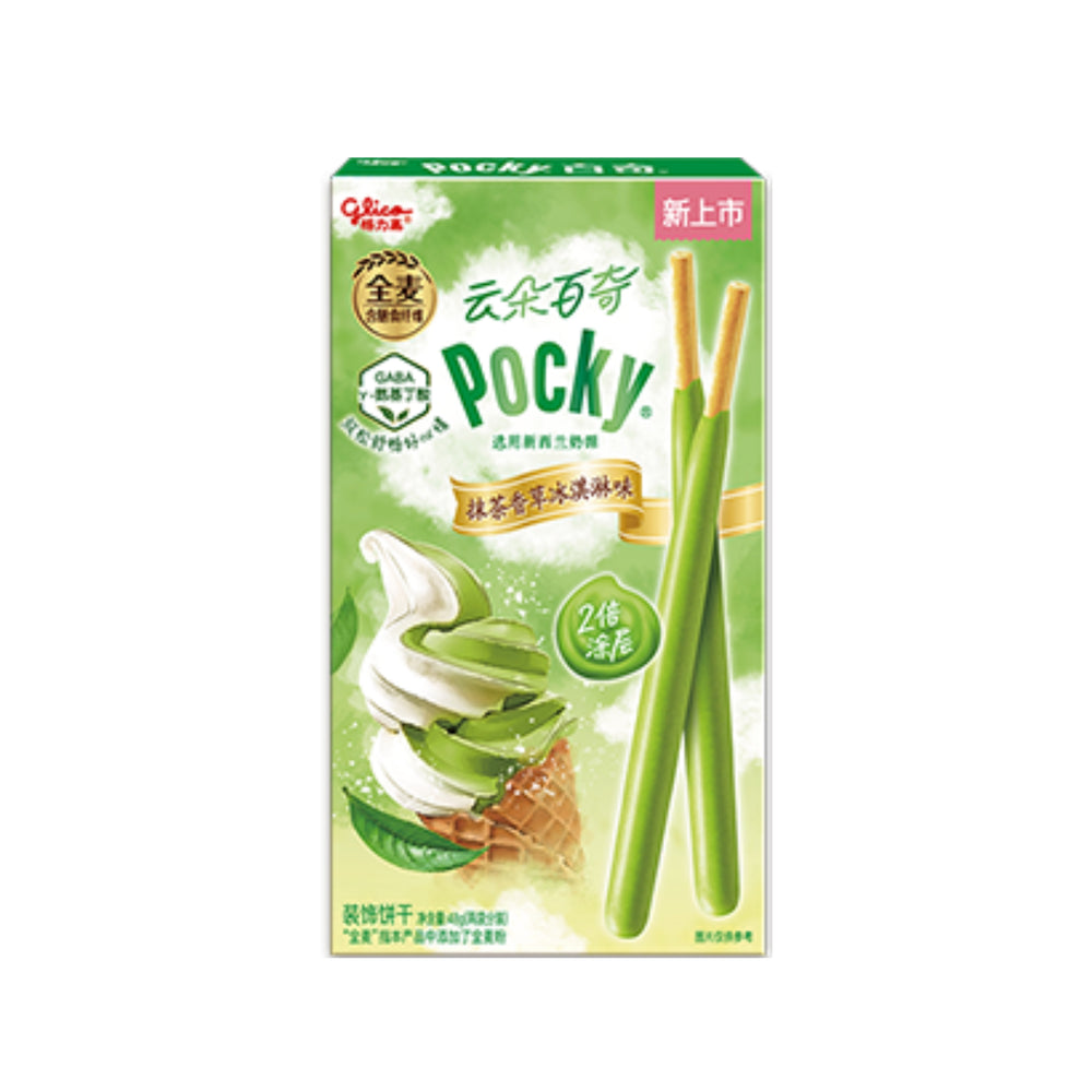 Pocky Double Stick - Ice Cream Matcha (China)
