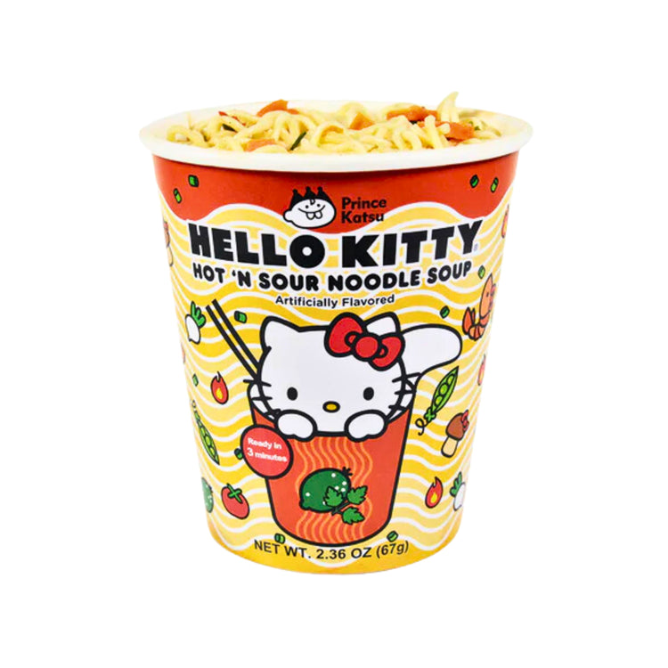Prince Katsu Hello Kitty Hot Sour Noodle Soup (Taiwan)