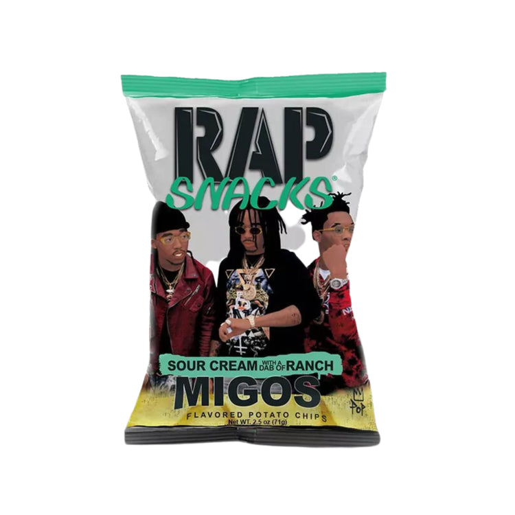 Rap Snacks Migos Sour Cream with a Dab of Ranch Chips (US)