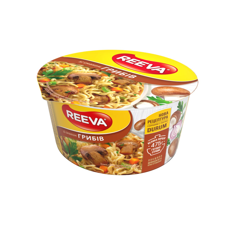 Reeva Noodle Soup Mushrooms Flavor (Ukraine)