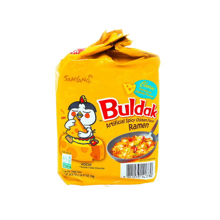 Samyang Buldak Cheese Ramen (5 Packs) (Korea)