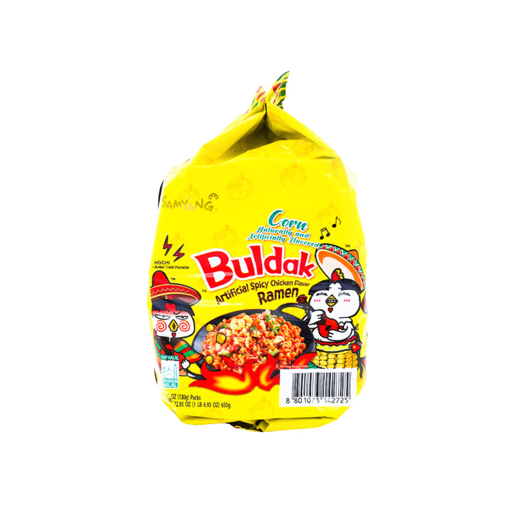 Samyang Buldak Corn Ramen (5 Packs) (Korea)