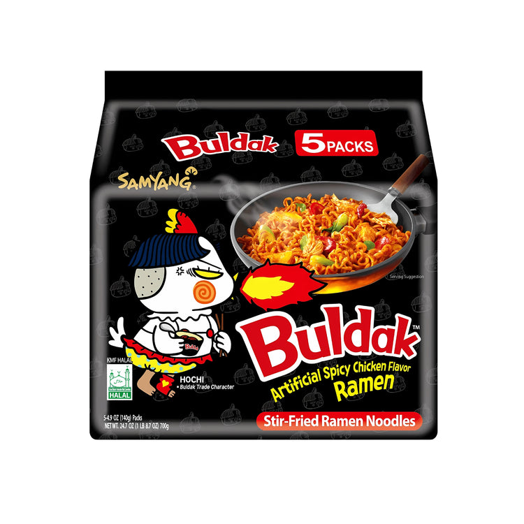 Samyang Buldak Hot Chicken Ramen (5 Packs)(Korea)