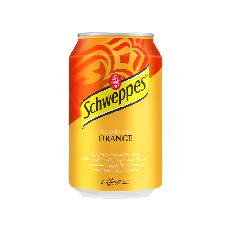 Schweppes Orange Can (11.2oz) (Poland)