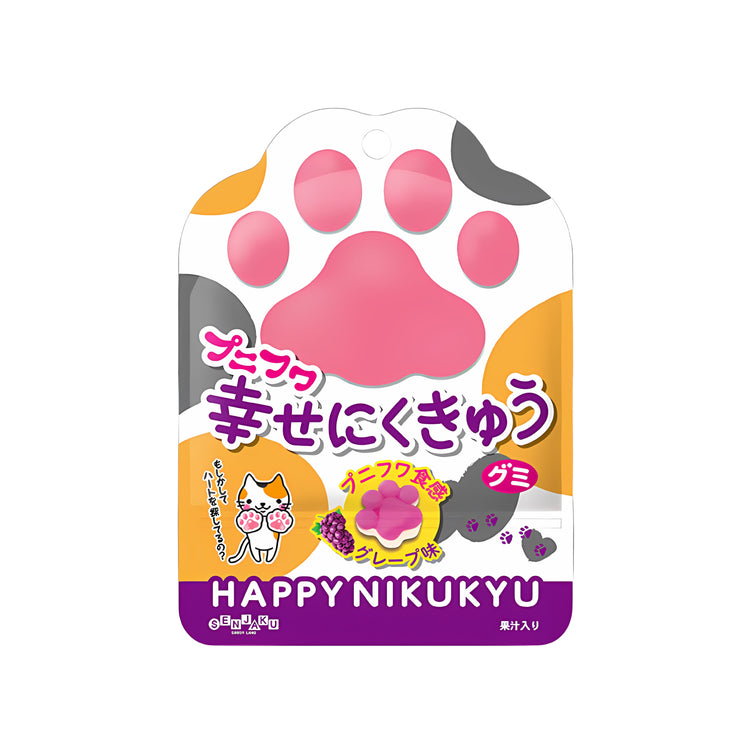 Shiawase Nikukyu Grape Gummy - 30g (Japan)