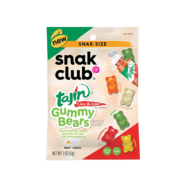 Snak Club Tajin Chili & Lime Gummy Bears (USA)