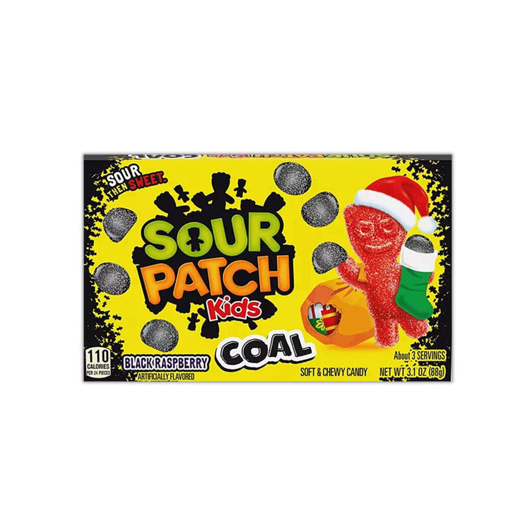 Sour Patch Kids Coal Holiday Theater Box Black Raspberry (US)