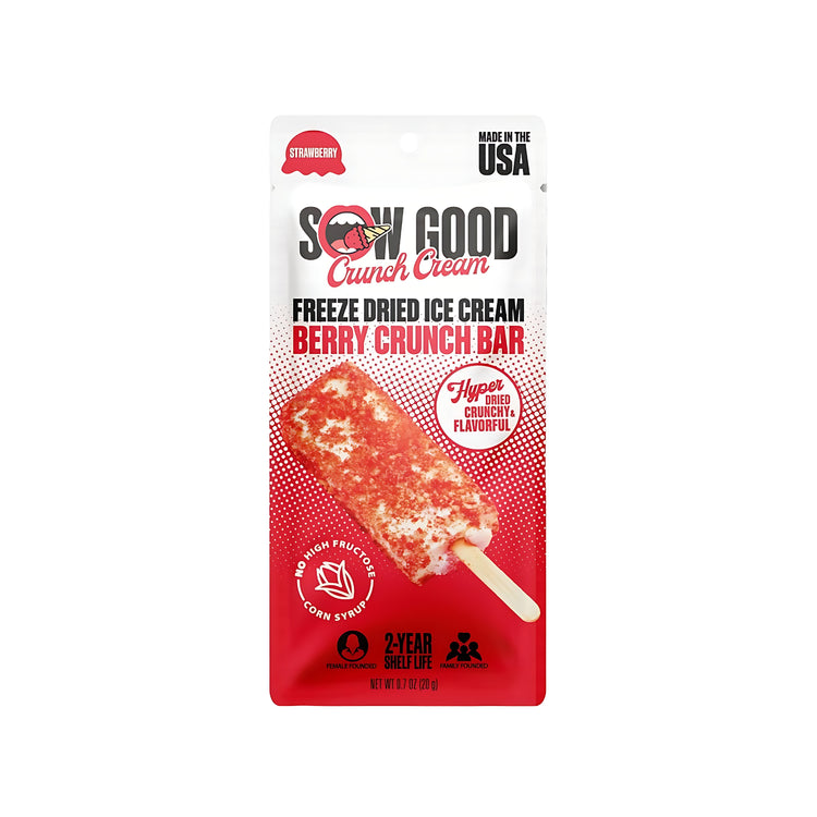 Sow Good Freeze Dried Ice Cream Berry Crunch Bar (USA)