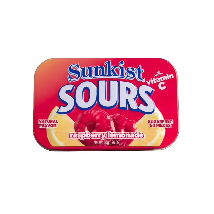 Sunkist Sours Tin Raspberry Lemonade (Canada)