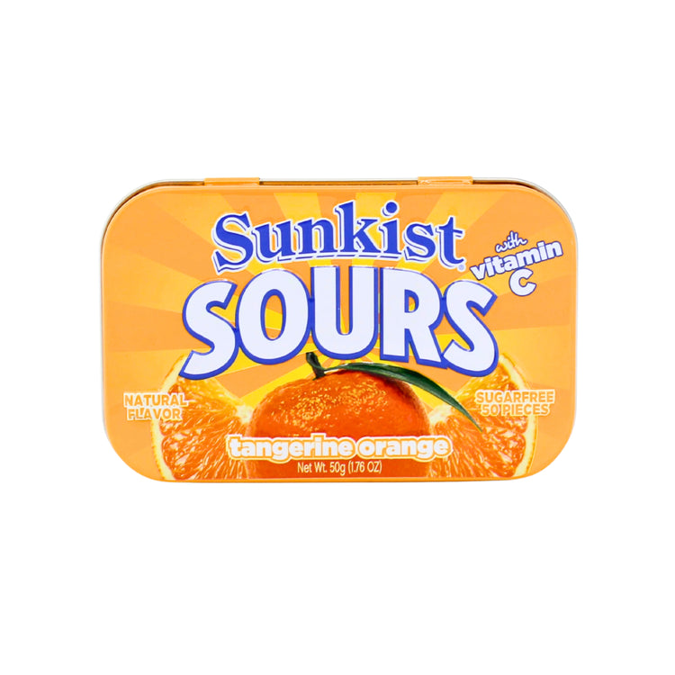 Sunkist Sours Tin Tangerine Orange (Canada)