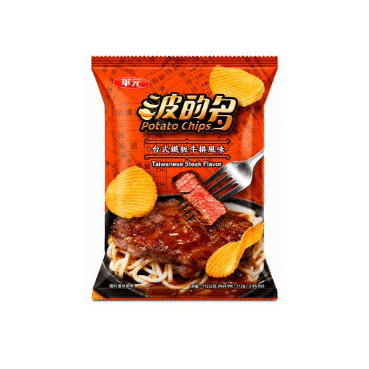 Hwa Yuan Potato Chips Teppanyaki Beef Steak (Taiwan)