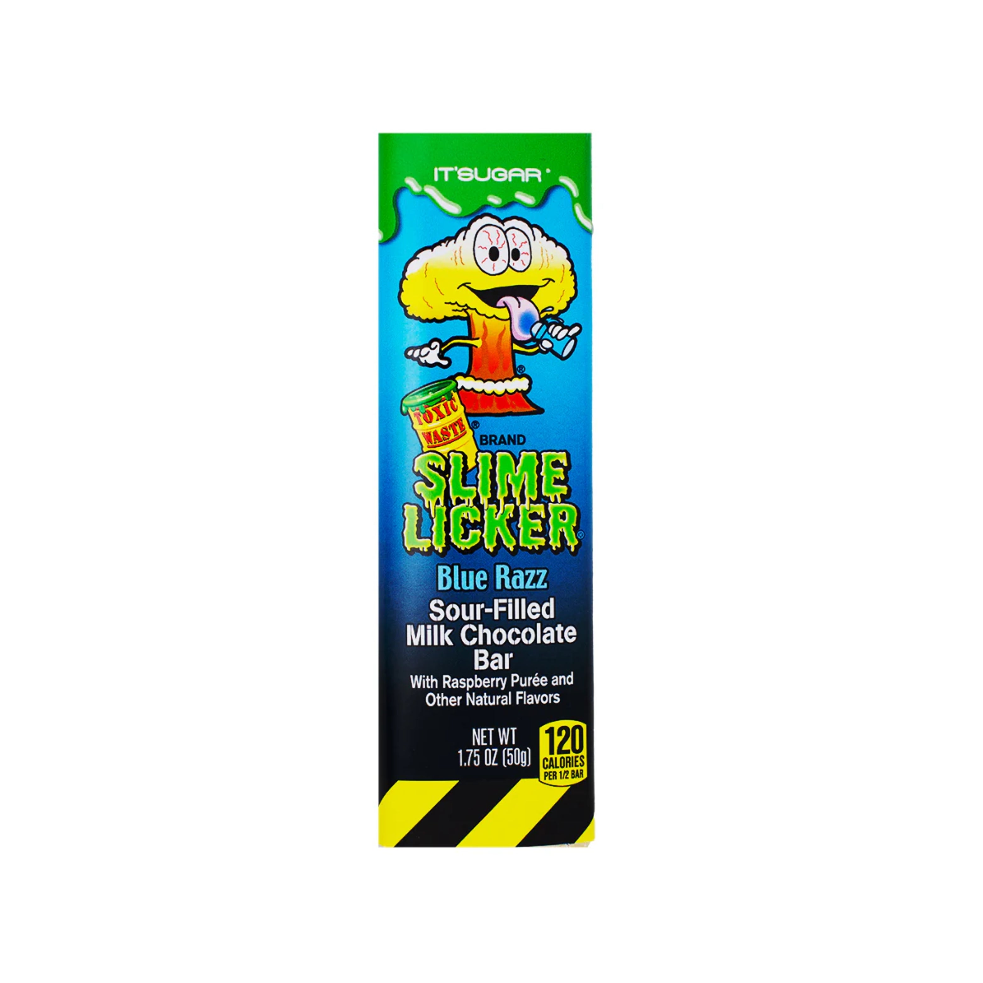 Toxic Waste Slime Licker Blue Razz Chocolate Bar (US)