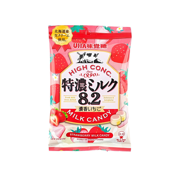 UHA Mikakuto Milk Candy Strawberry (Japan)