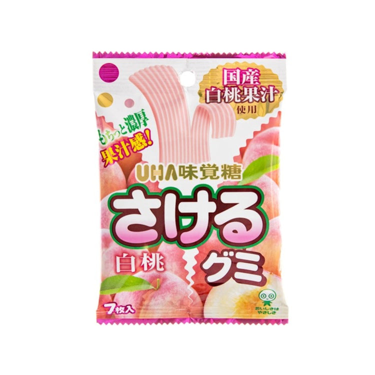 UHA Sakeru Gummy White Peach (Japan)