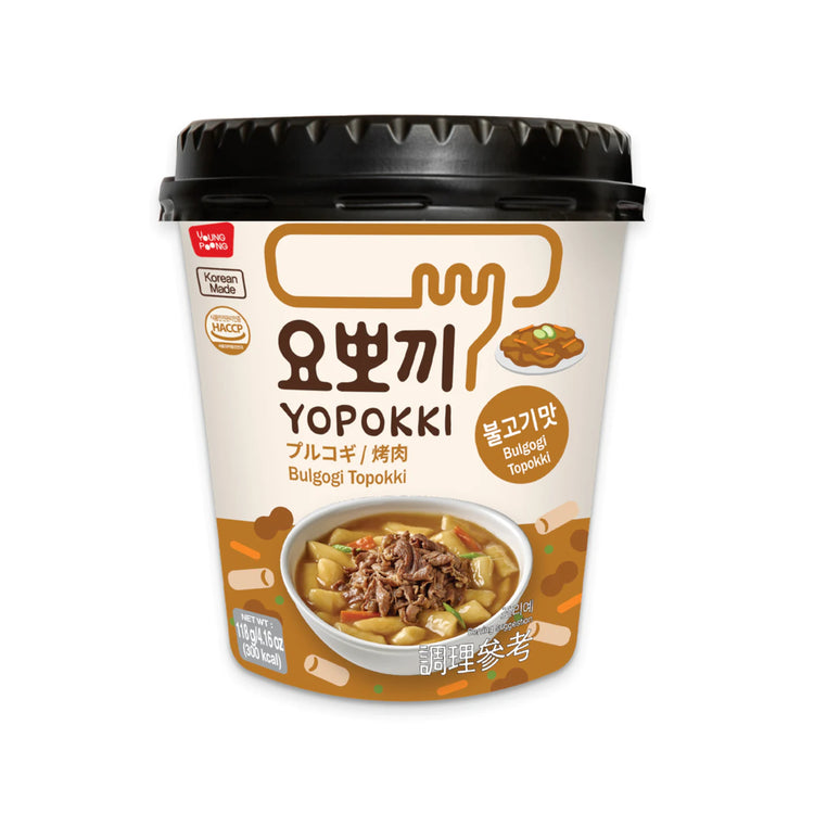 Yopokki Bulgogi Topokki Rice Cake Cup (Korea)