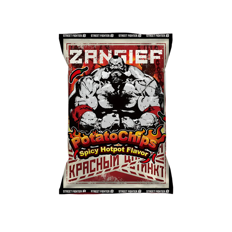 Zangief Street Fighter Potato Chips Spicy Hotpot Flavor (Taiwan)