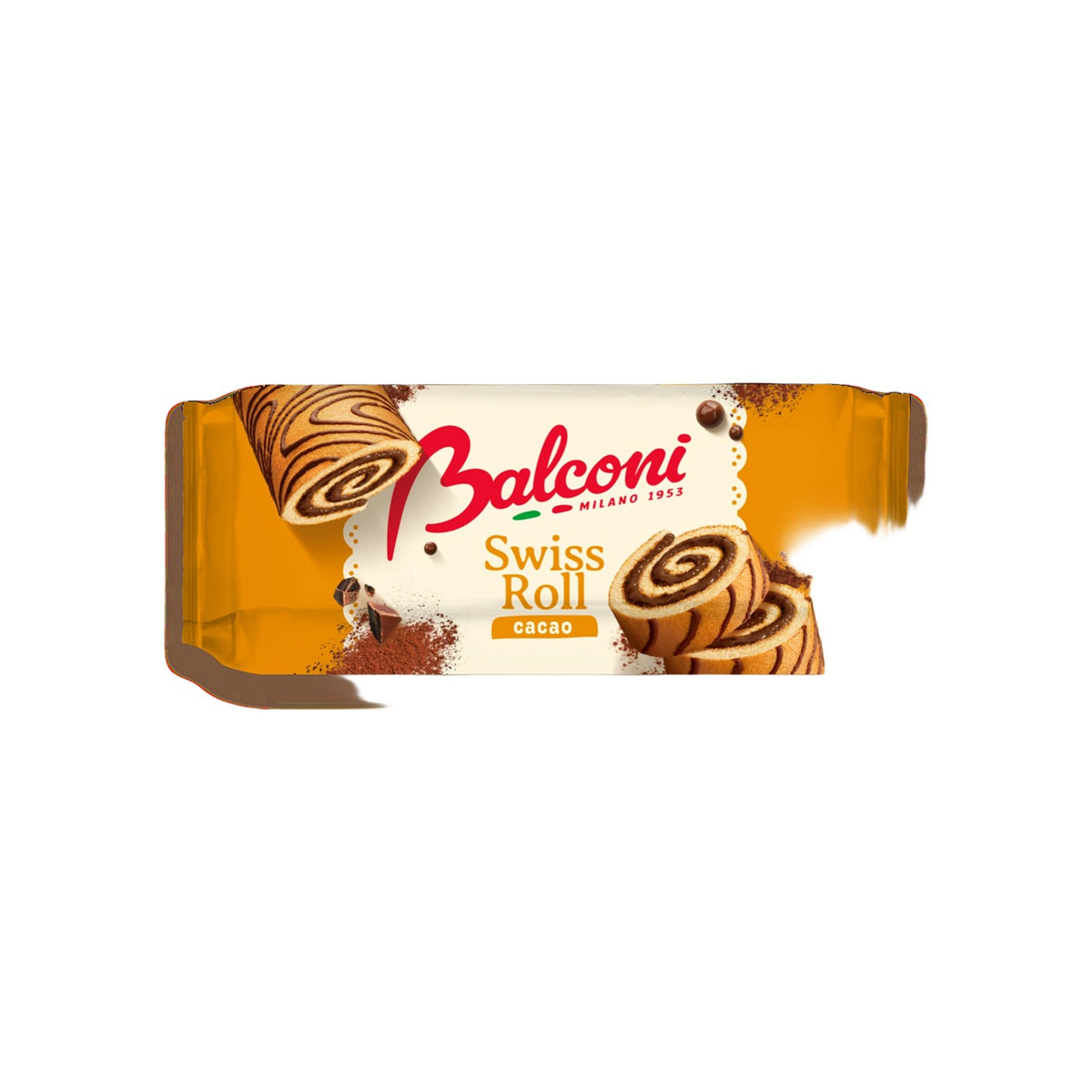 Balconi Swiss Roll Cocoa Cream Cake (Italy)