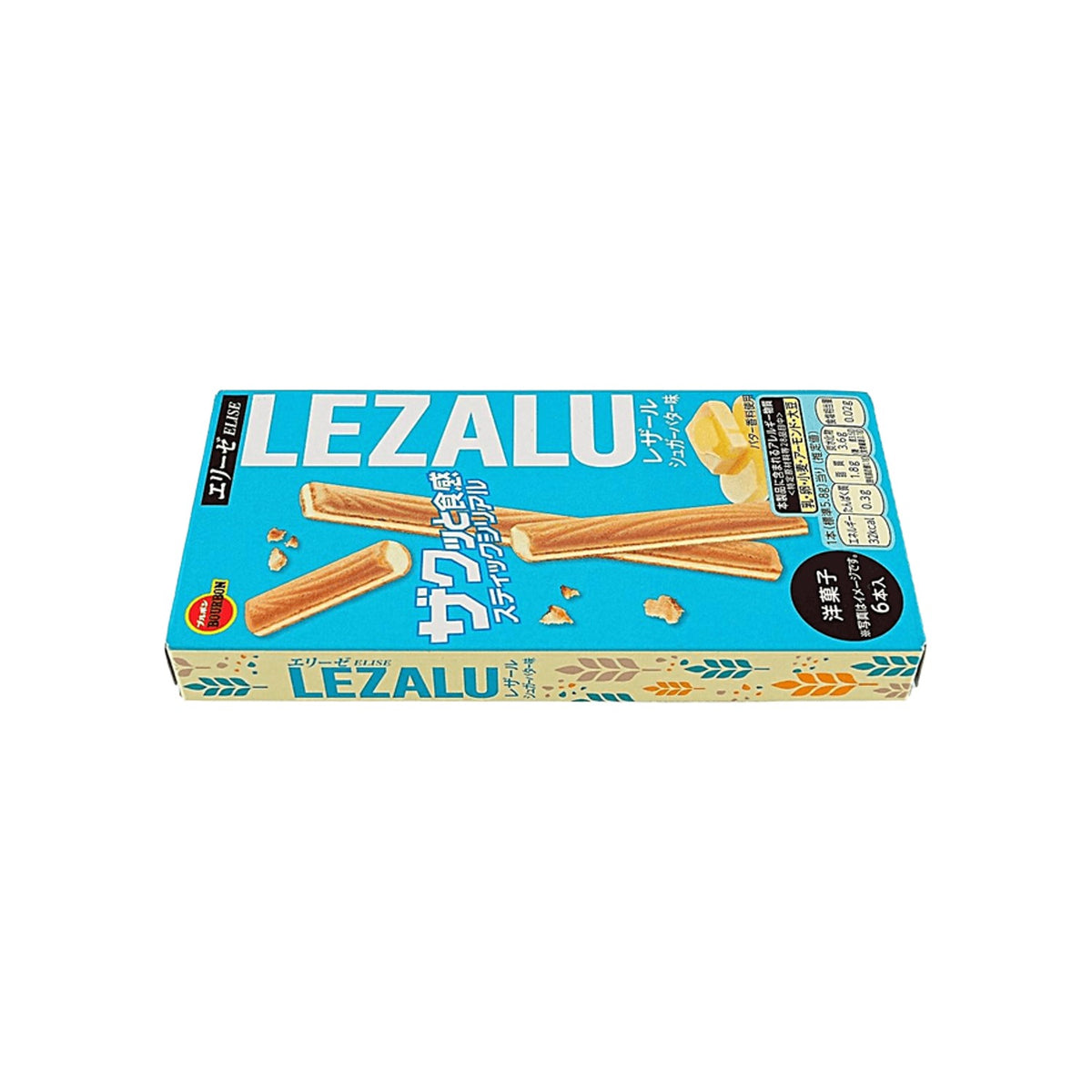 Bourbon Elise Lezalu Sugar Butter Wafers (Japan)