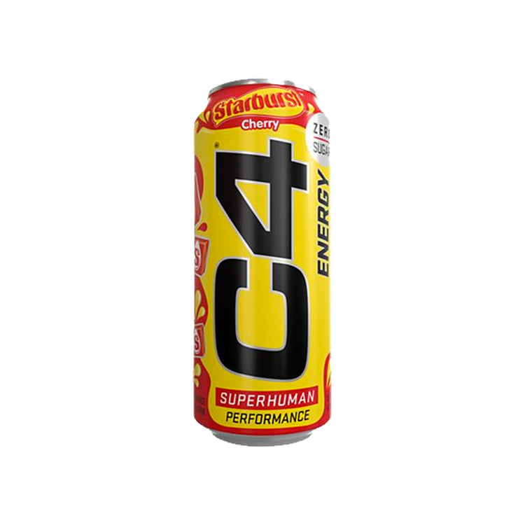 Starburst Cherry C4 Energy Drink Tall Can (US)