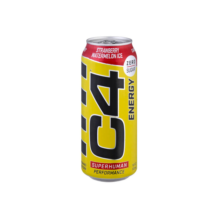 C4 Strawberry Watermelon Ice Energy Drink Tall Can (US)