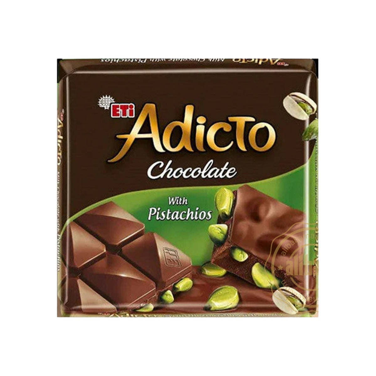 Eti Adicto Dark Chocolate with Pistachio (Turkey)
