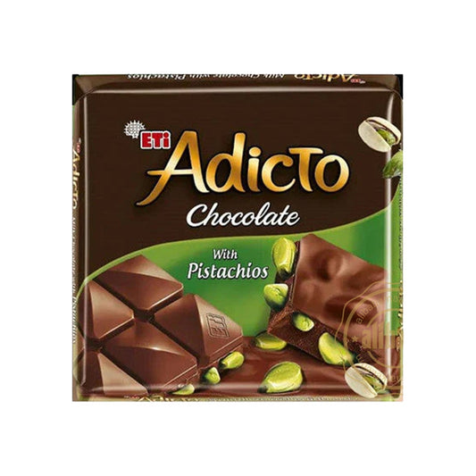 Eti Adicto Dark Chocolate with Pistachio (Turkey)