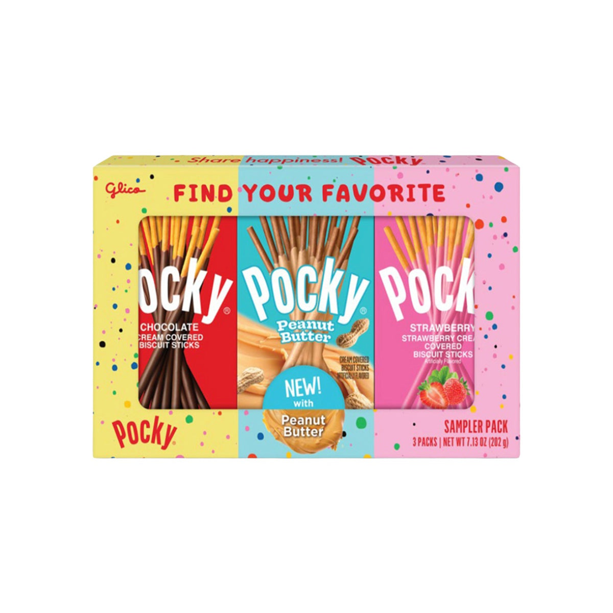 Glico Pocky Sampler Pack 3P Regular (Japan)