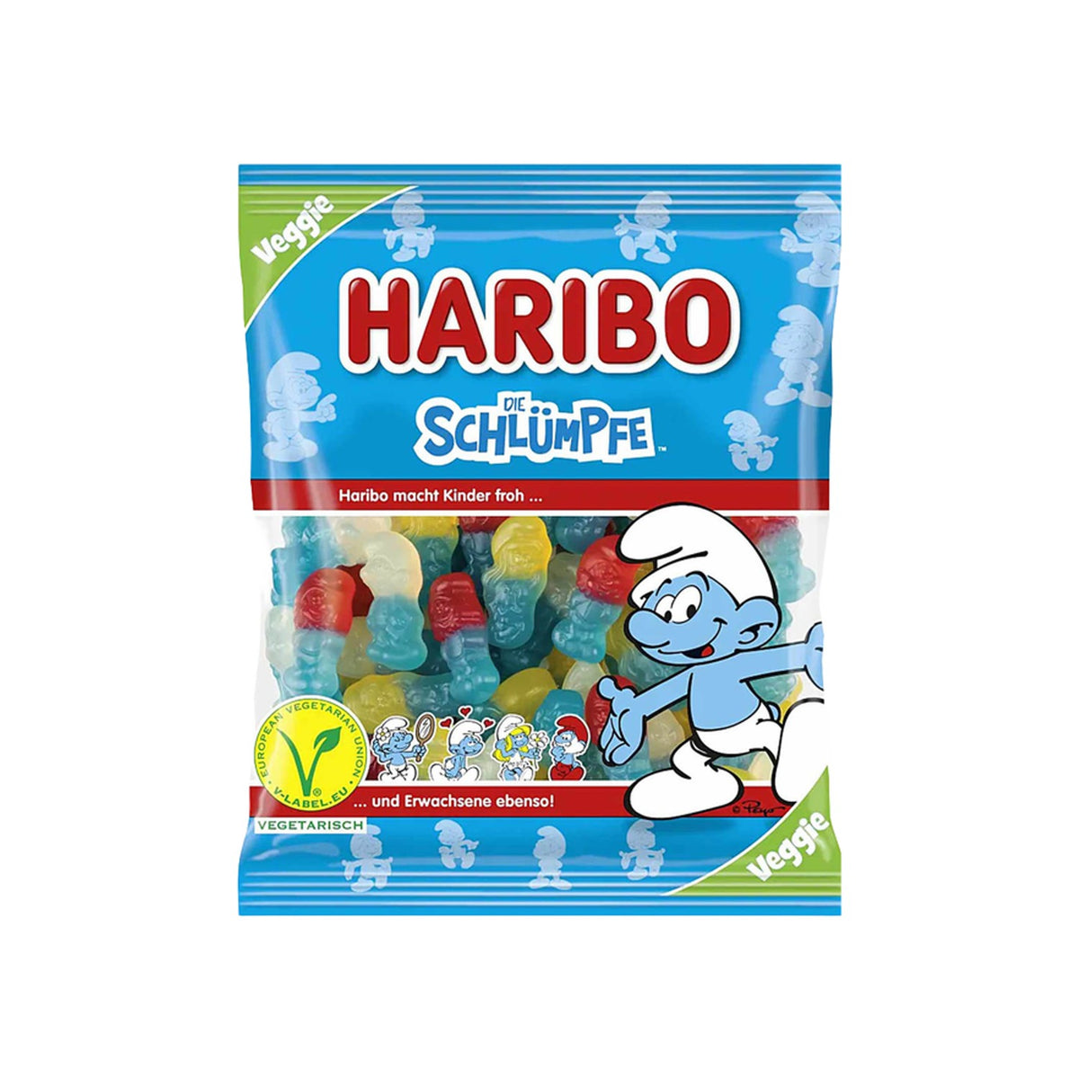 Haribo Die Schlumpfe Veggie Smurfs Gummies (Germany)