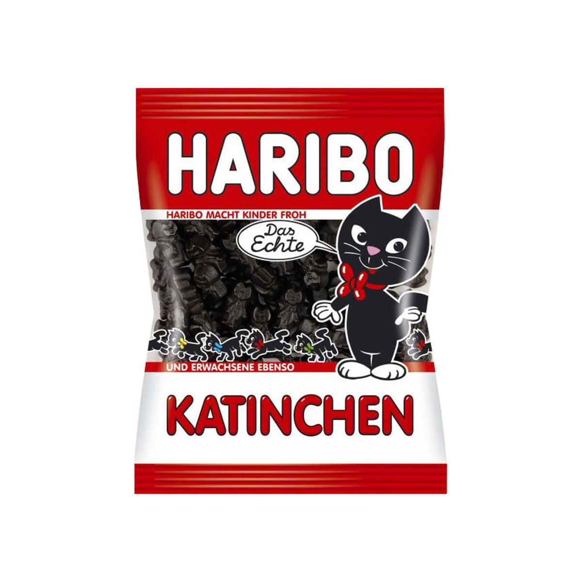 Haribo Katinchen Soft Black Licorice Cats (Germany)