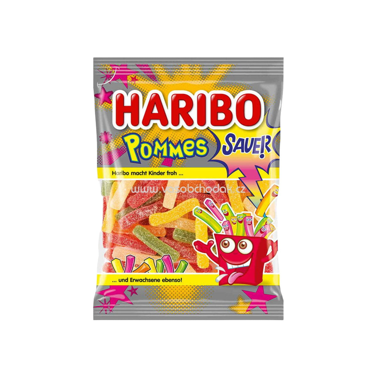 Haribo Saure Pommes Sour French Fries Gummies 175g (Germany)