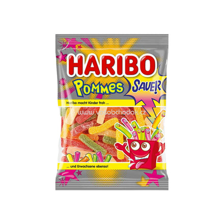 Haribo Saure Pommes Sour French Fries Gummies 175g (Germany)