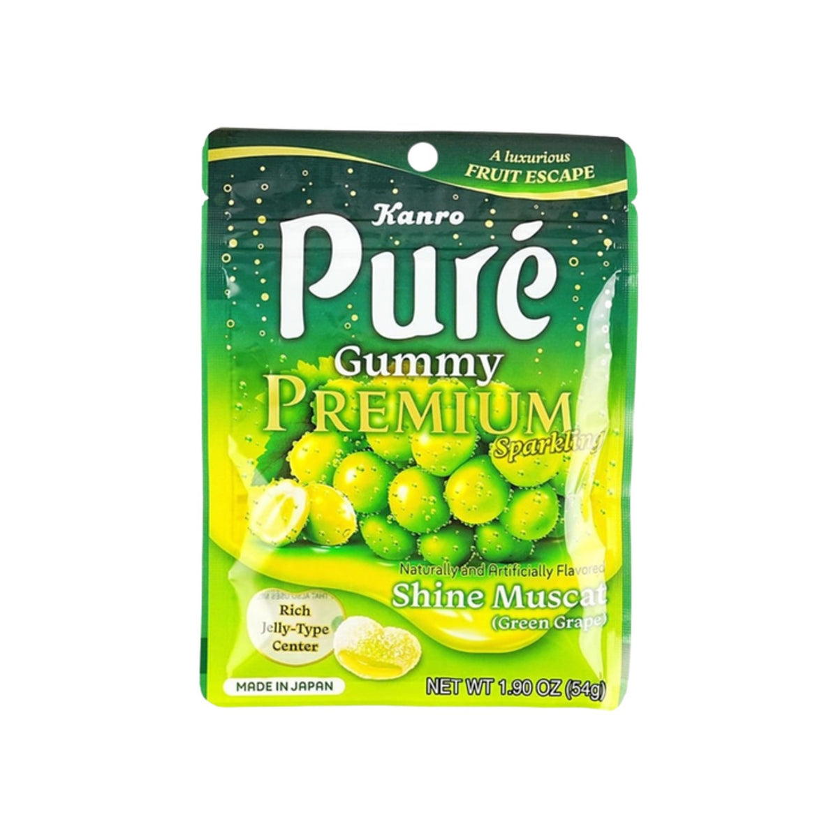Kanro Pure Gummy Premium Shine Muscat (Japan)